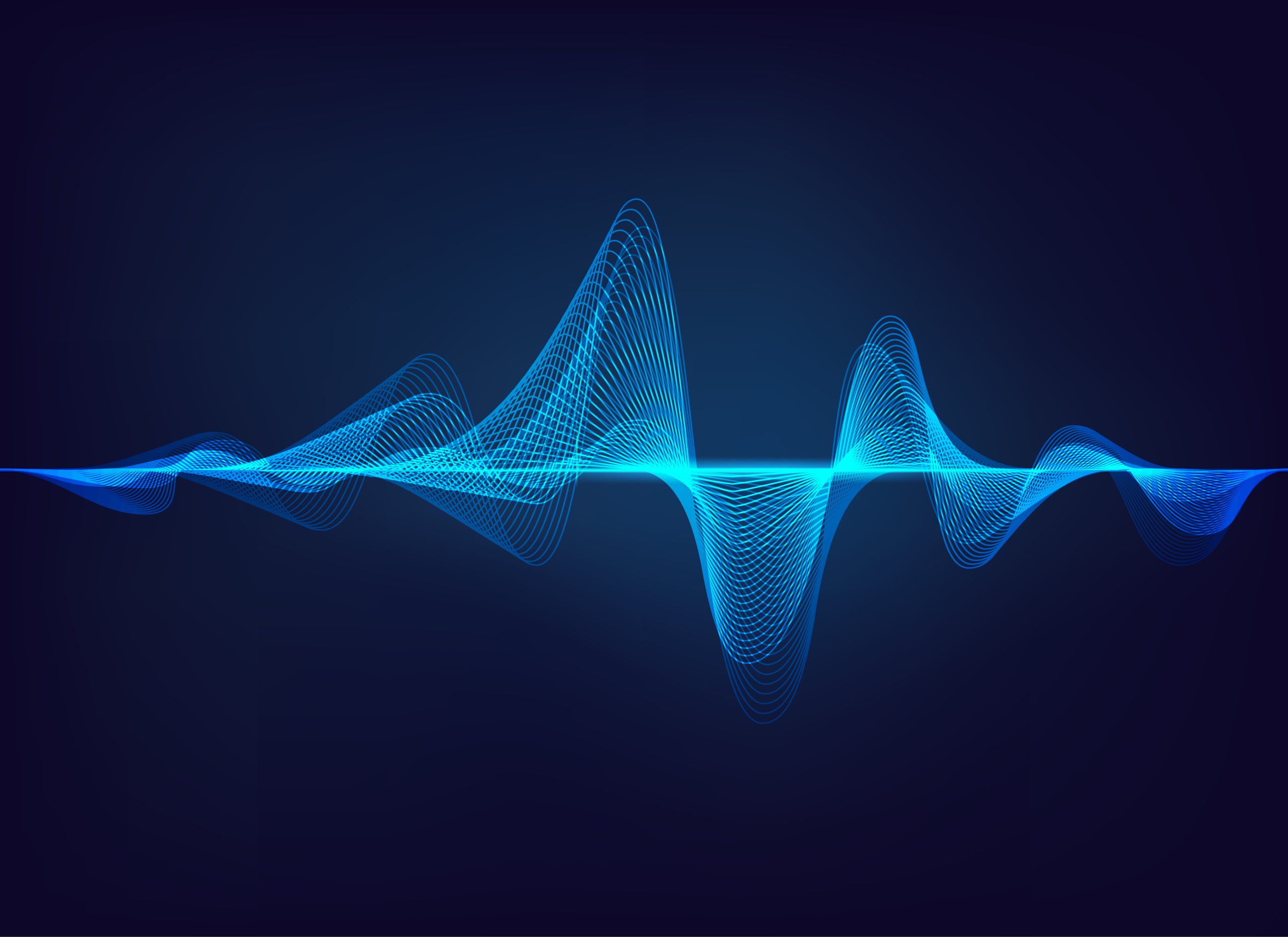 Abstract,Blue,Digital,Equalizer,,Vector,Of,Sound,Wave,Pattern,Element ...