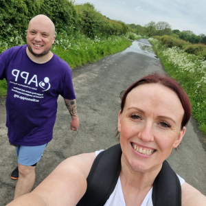 Former patient takes on walk for charity