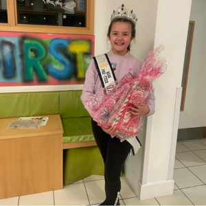 Schoolgirl makes donation to children’s mental health unit